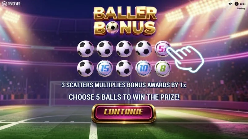 Trophy Spins World Cup 26 - main screen with grid and trophy